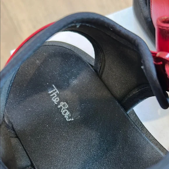 The Row Hook and loop Sandals red metallic 37.5 Minimalist Design - Picture 7 of 8